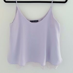 Harlowe & Graham Double Layer Lace Cami